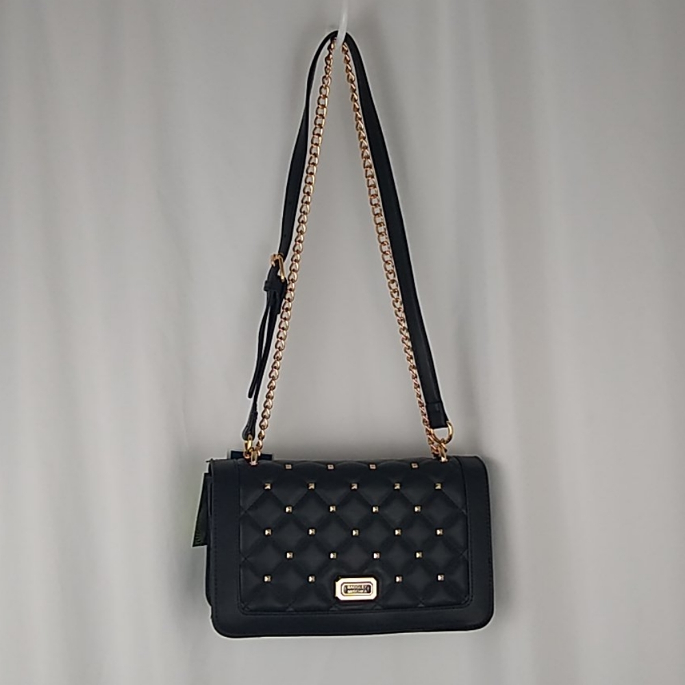 NEW Badgley Mischka Quilted Square Stud Crossbody - Picture 7 of 7